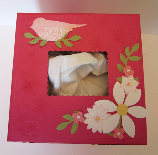 Valentine Tissue Box top