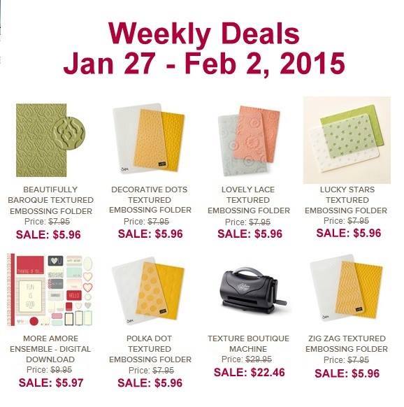 Maui Stamper Stampin' Up! Deals January 27 - February 2, 2015