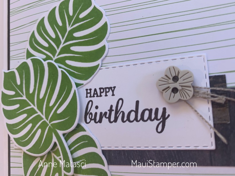 Maui Stamper Stampin' Up! Colour INKspiration 52 Tropical Chic