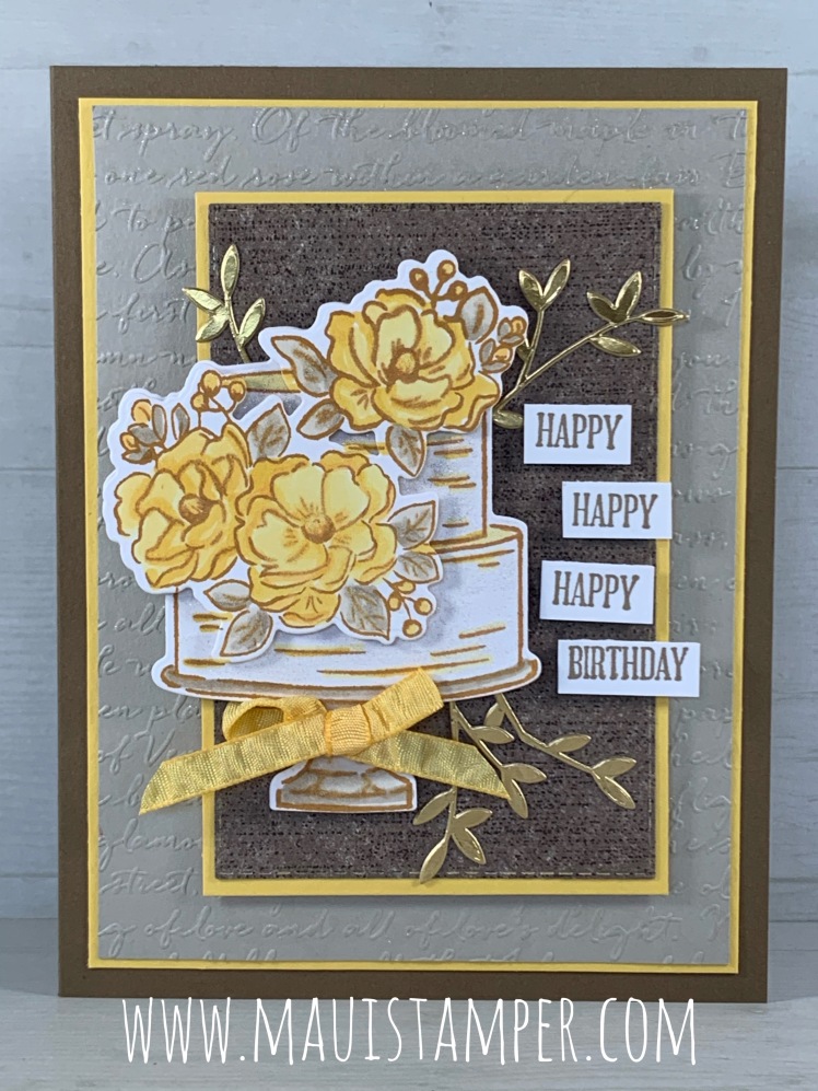 Maui Stamper Stampin' Up! Happy Birthday To You SAB 2020